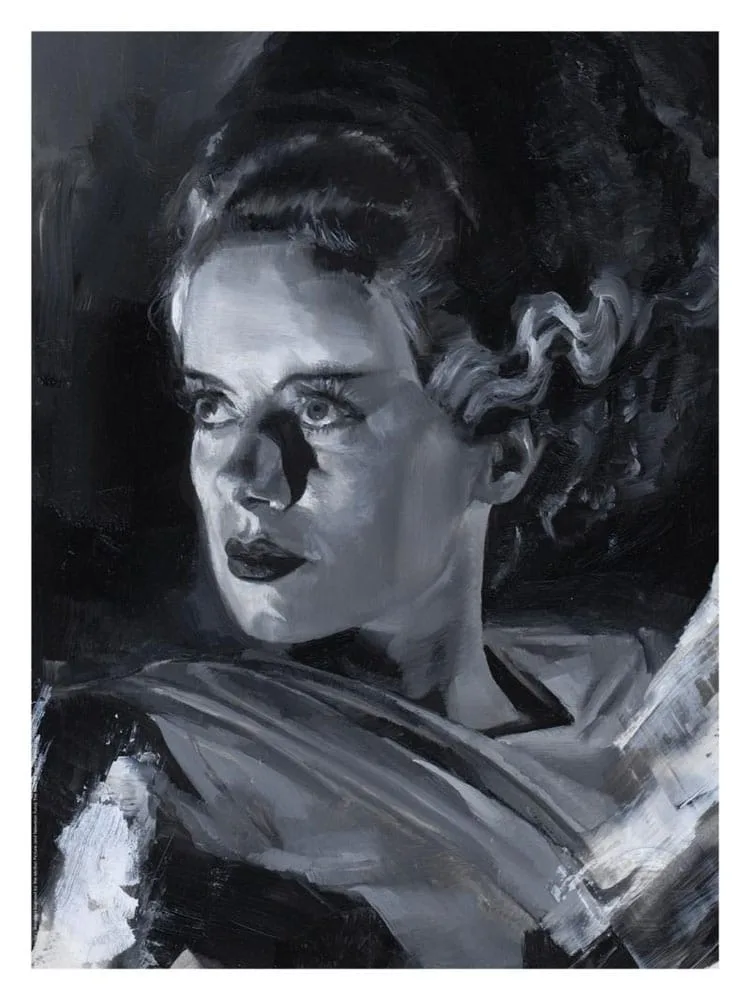 Bride of Frankenstein Art Print – Chris Valentine 41 x 31 cm