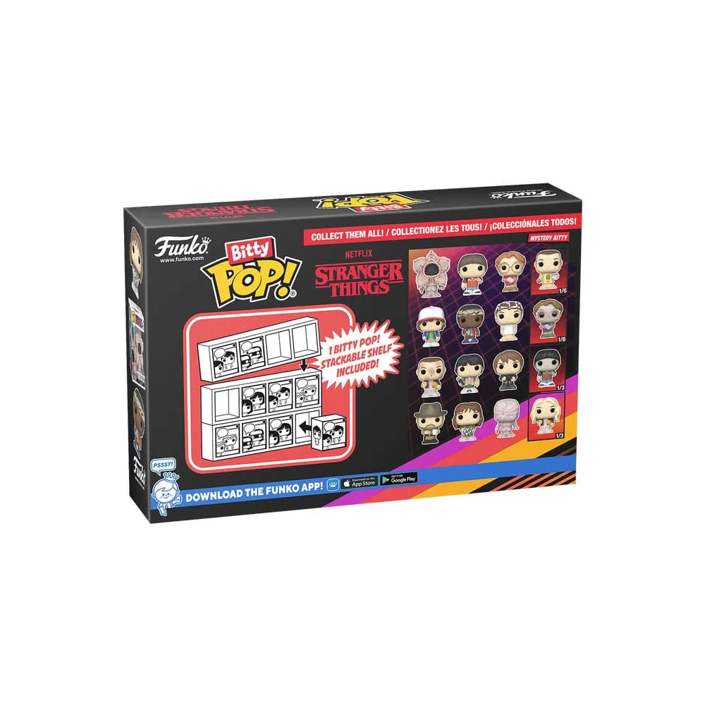 Stranger Things Vinyl Figures – Hopper Bitty POP! 4-Pack 2.5 cm 3