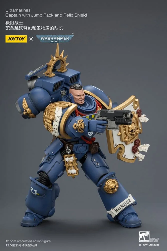 Warhammer Action Figure – Ultramarines Captain 12.5 cm 7