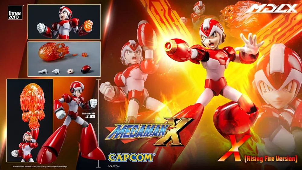 Mega Man X Actionfigur – MDLX Rising Fire 12,1 cm 14
