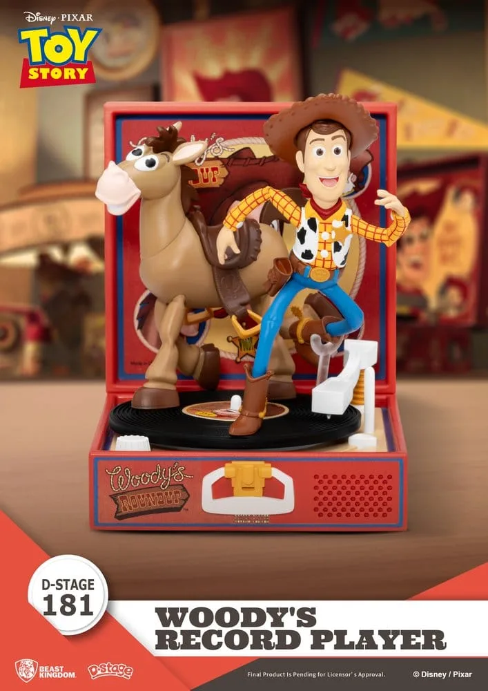 Toy Story PVC Diorama – Woody’s Record Player 13 cm