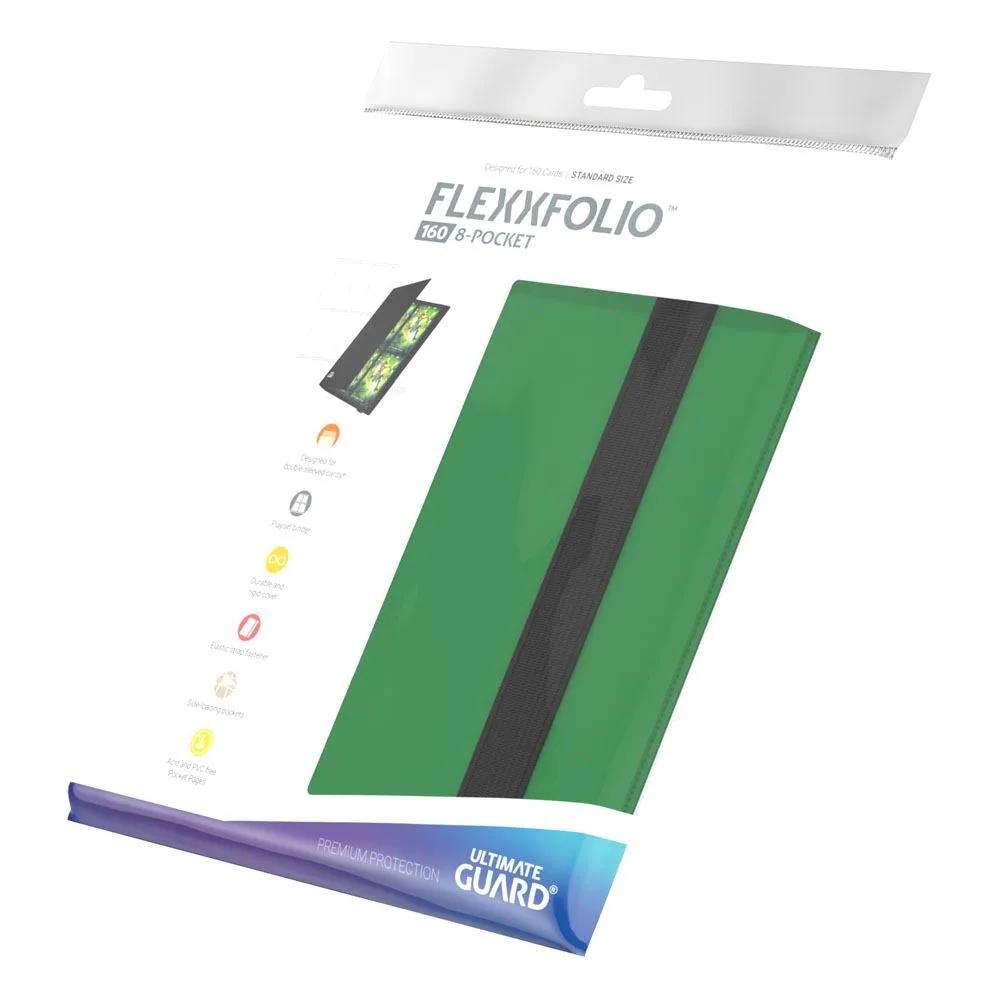 Ultimate Guard Card Binder – Green Flexxfolio 160 8-Pocket 8