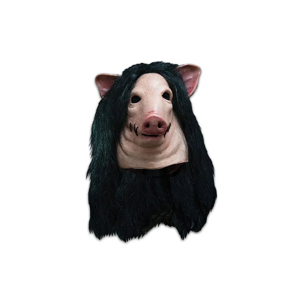 Saw Latex Mask – Pig with Artificial Hair