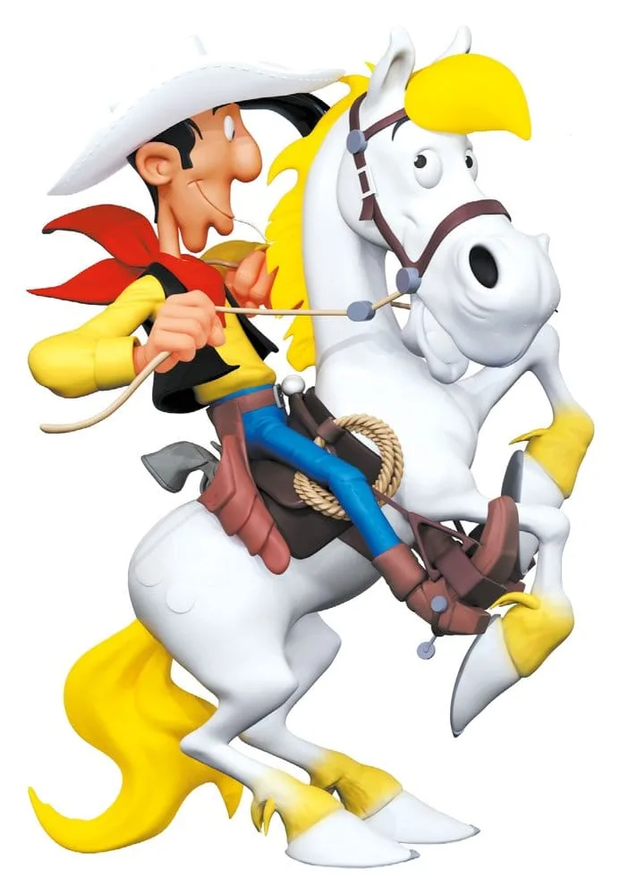 Lucky Luke Resin Statue – Rearing Jolly Jumper 25 cm