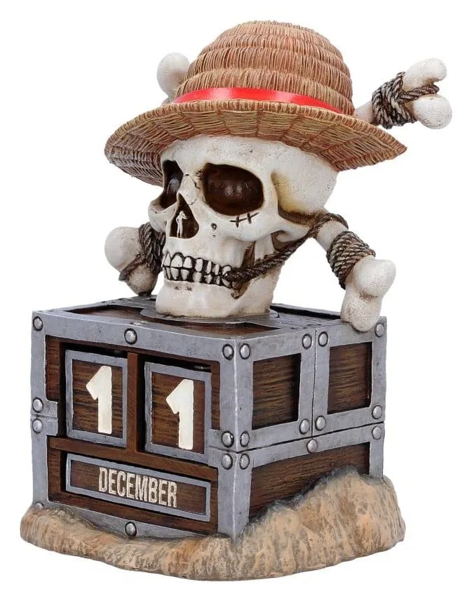 One Piece Perpetual Calendar – Luffy Jolly Roger 16 cm 2