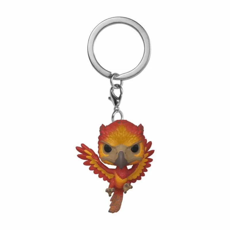 Harry Potter Vinyl Keychain – Pocket POP Fawkes 4 cm