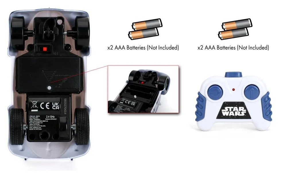 Star Wars RC Vehicle – R2-D2 VW Beetle 1/32 Scale 12