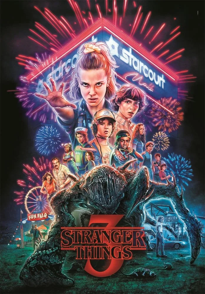Stranger Things 3 Jigsaw Puzzle – 1000 Pieces 50 x 70 cm 2