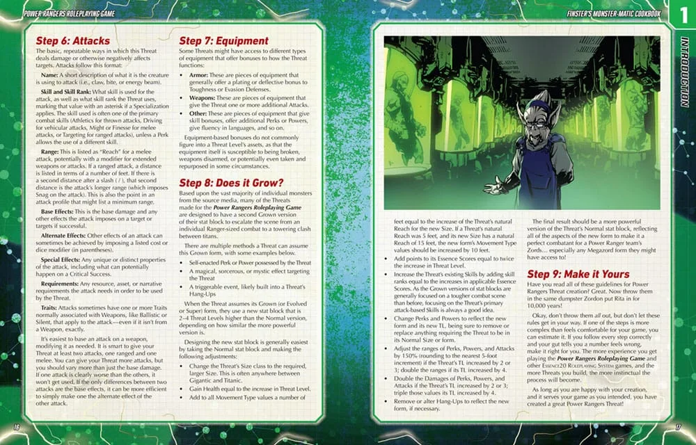 Power Rangers RPG Sourcebook – Finster’s Monster-Matic Cookbook 5