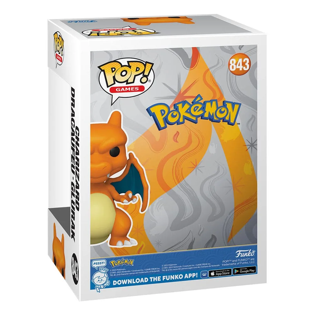Pokémon Vinyl Figure – Funko Pop Charizard EMEA 9 cm 3