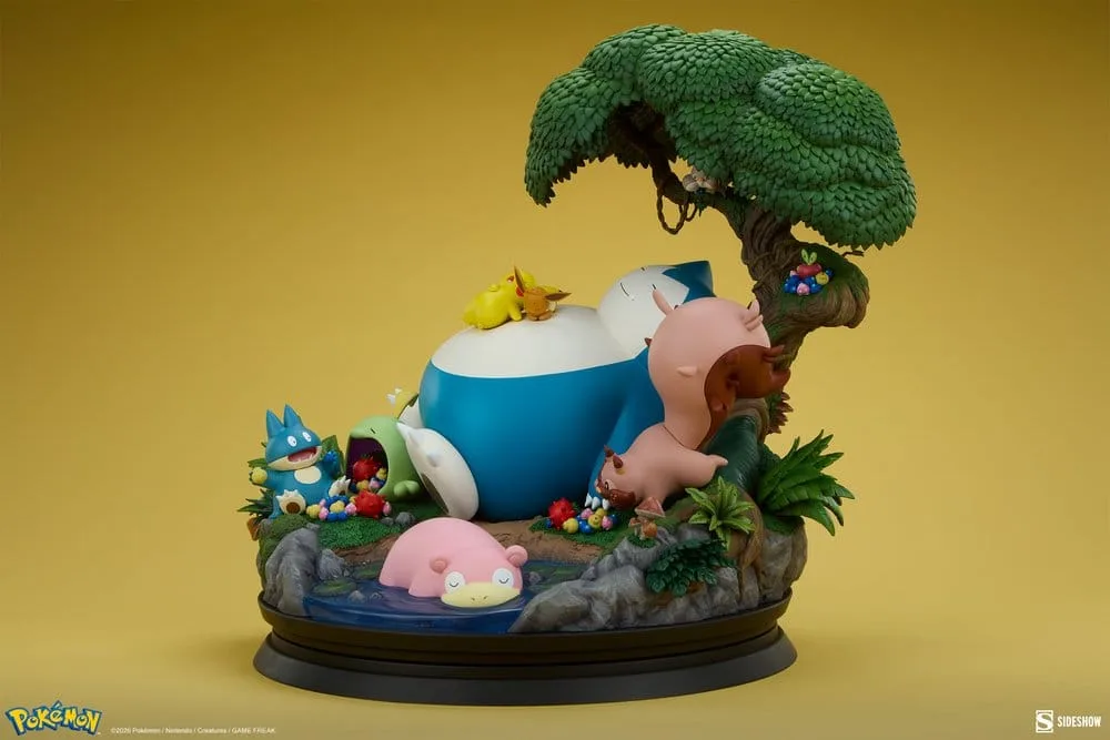 Pokémon Diorama – Snorlax Picnic Scene 33 cm 9