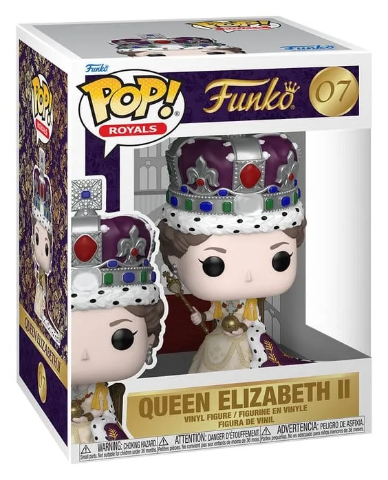 Queen Elizabeth II Pop Premium Vinyl Figure – Coronation 9 cm 2