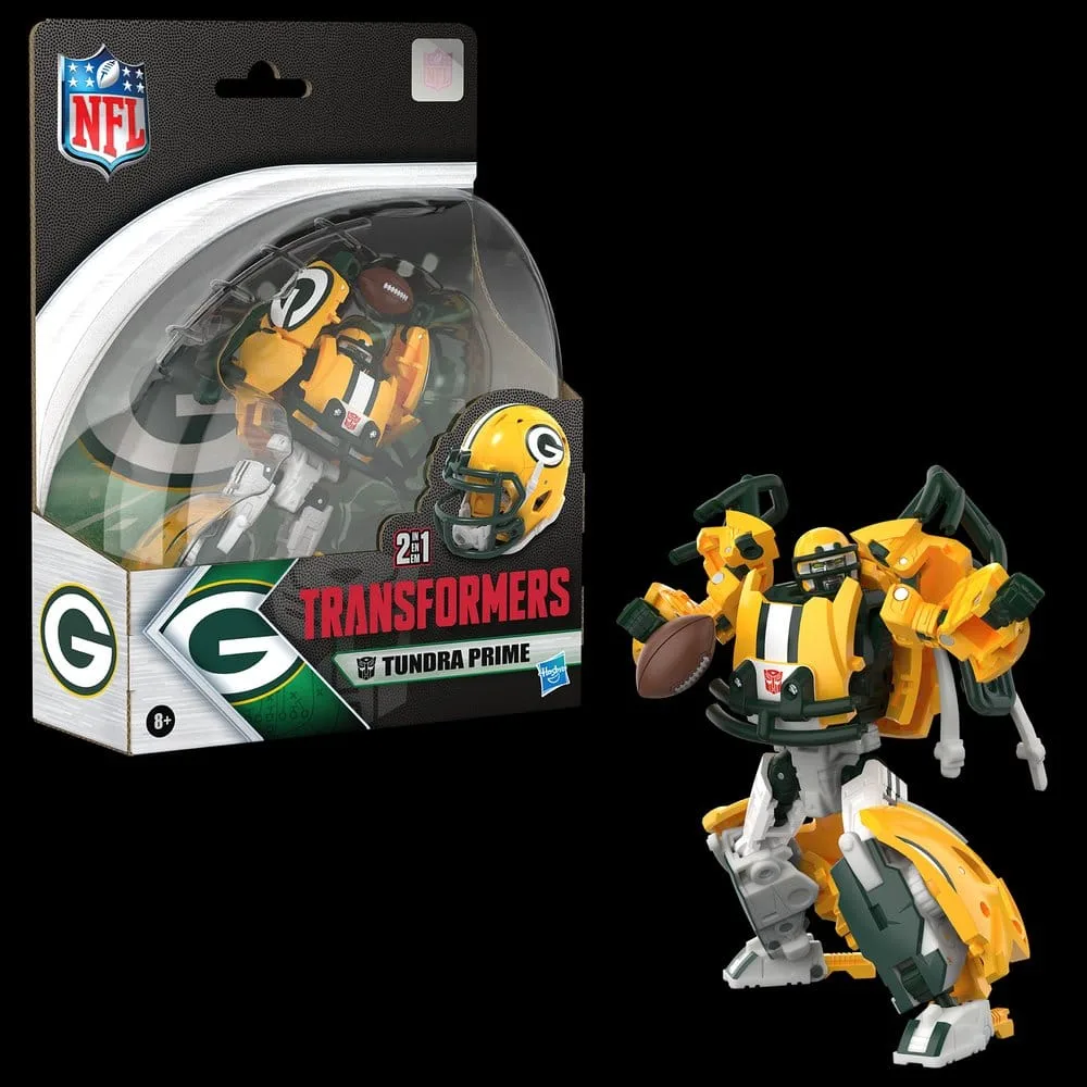Transformers x NFL Action Figure – Packers Tundra Prime 14 cm 12