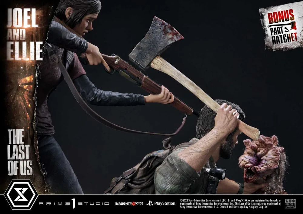The Last of Us Part I Statue – Joel & Ellie DX Bonus 73 cm 25