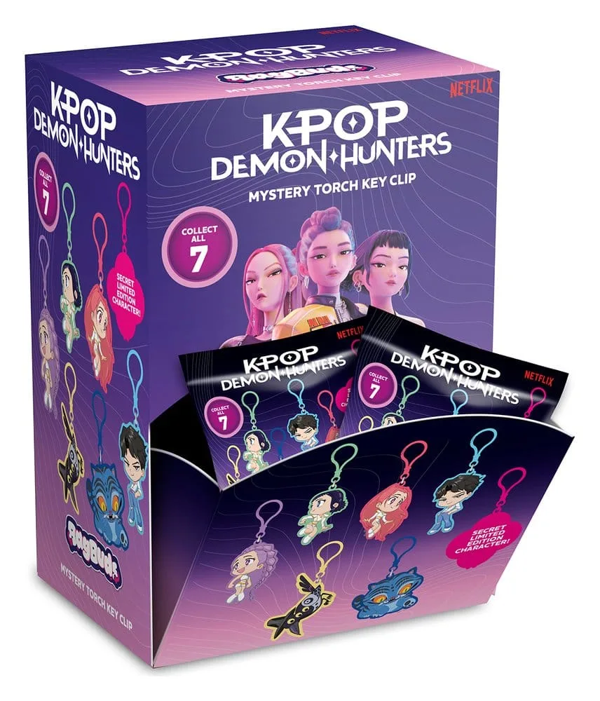 KPop Demon Hunters Keychains – Blind Box Display of 39 1