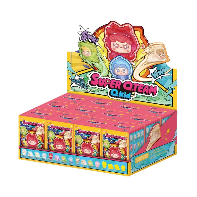 QKid Mini Figures – Super Q Team Blind Box Display of 12 5 cm