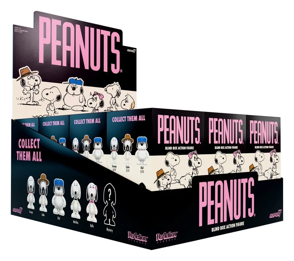 Peanuts ReAction Figures – Snoopy’s Siblings Wave 10 12-Pack 10 cm
