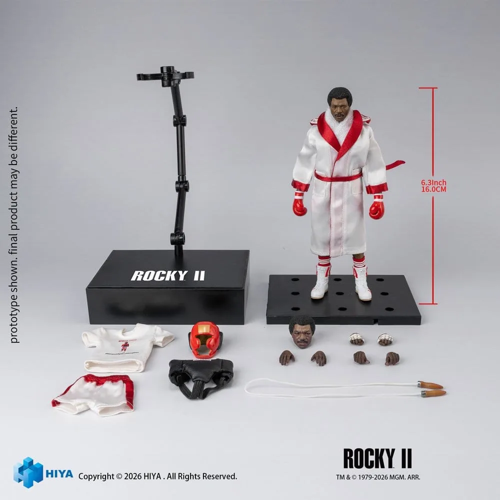 Rocky II Actionfigur – Apollo Creed 1:12 16 cm 7
