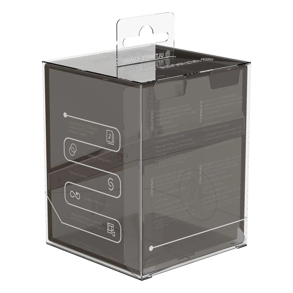 Ultimate Guard Deck Box – Boulder 100+ Clear Onyx 10