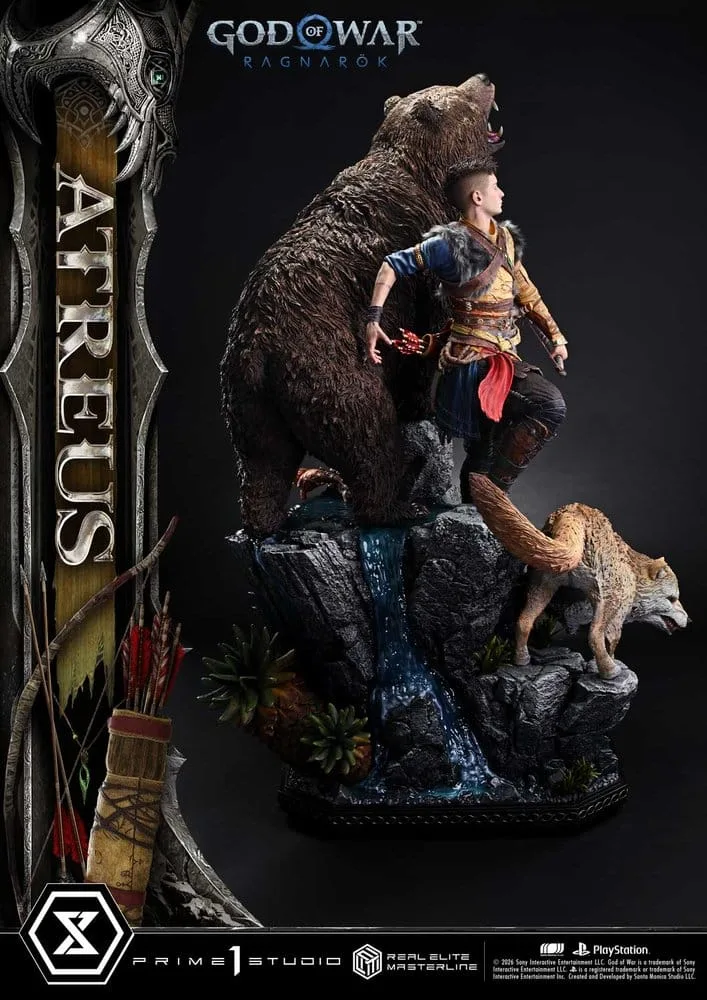 God of War Ragnarok Statue – Atreus DX Bonus 1/3 Scale 96 cm 6