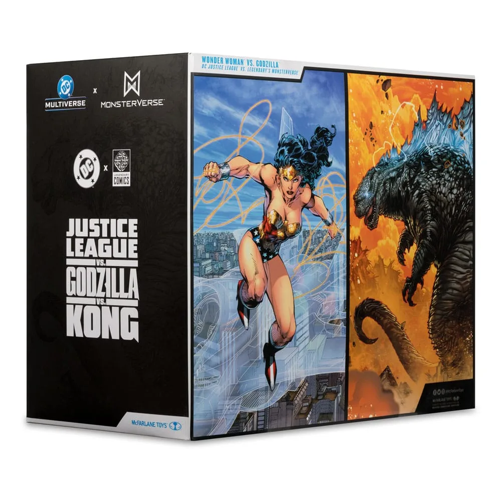 DC Monsterverse Figures – Wonder Woman vs Atomic Blast Godzilla 18 cm 13