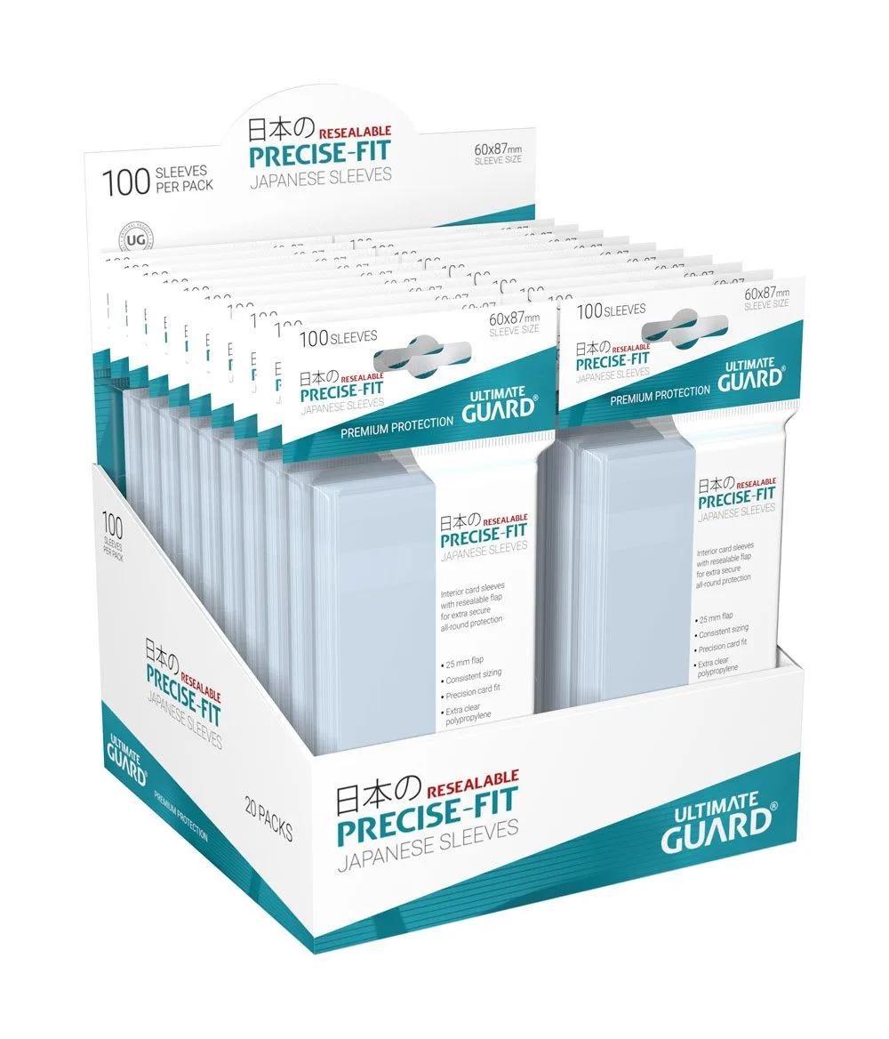 Ultimate Guard Inner Sleeves – Japanese Size Resealable 100-Pack 4
