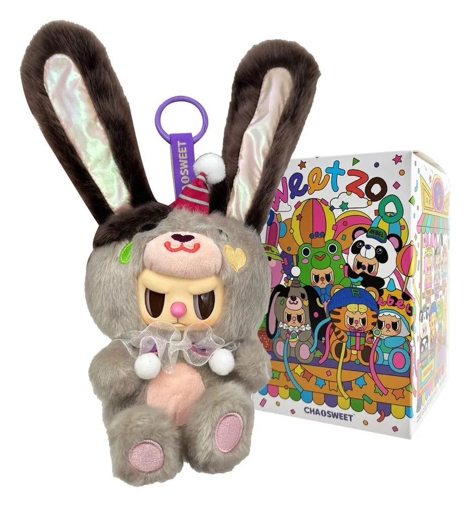 Rebel Bears Vinyl Plush Blind Box – Sweet Zoo 6-Pack 10 cm 4