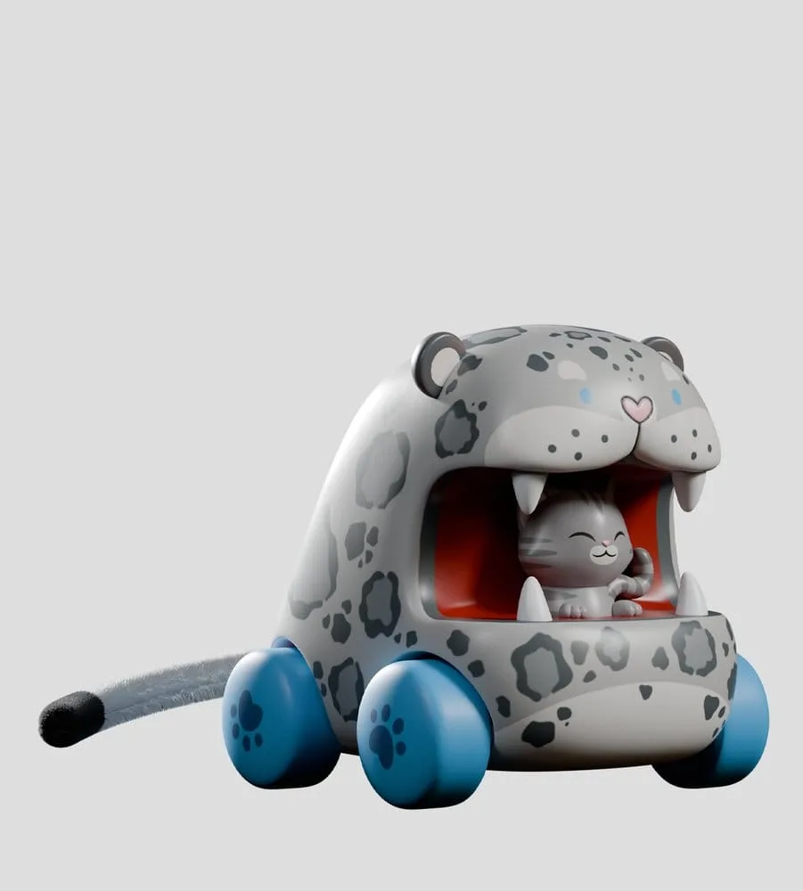 Big Top Chomps Rückziehautos – Serie 1 6er-Display 6 cm 10
