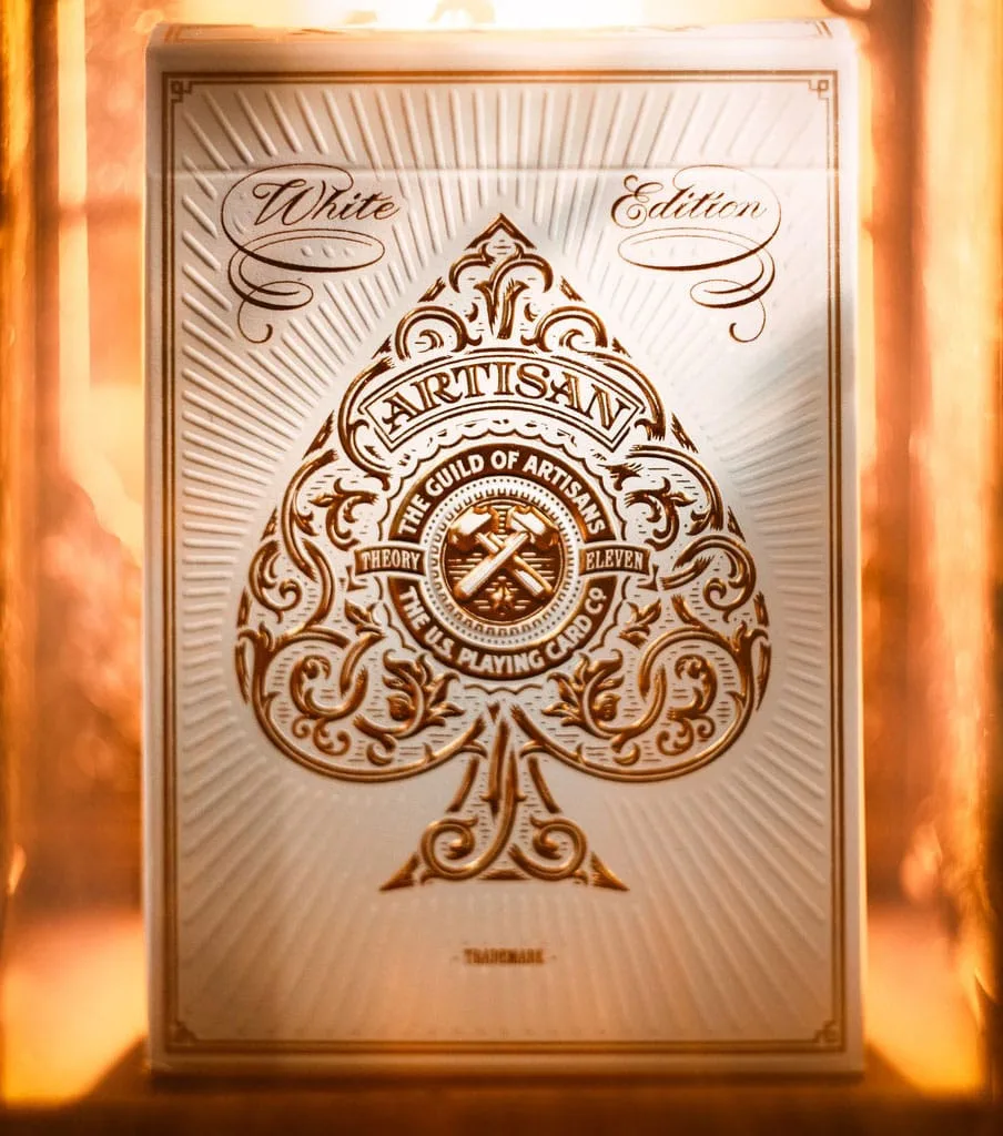 Artisan Playing Cards – White Edition