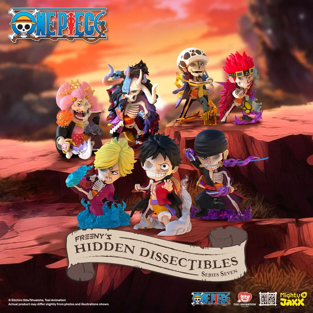 One Piece Vinyl Figure Display – Freeny's Wano 6 Blind Boxes 4 in