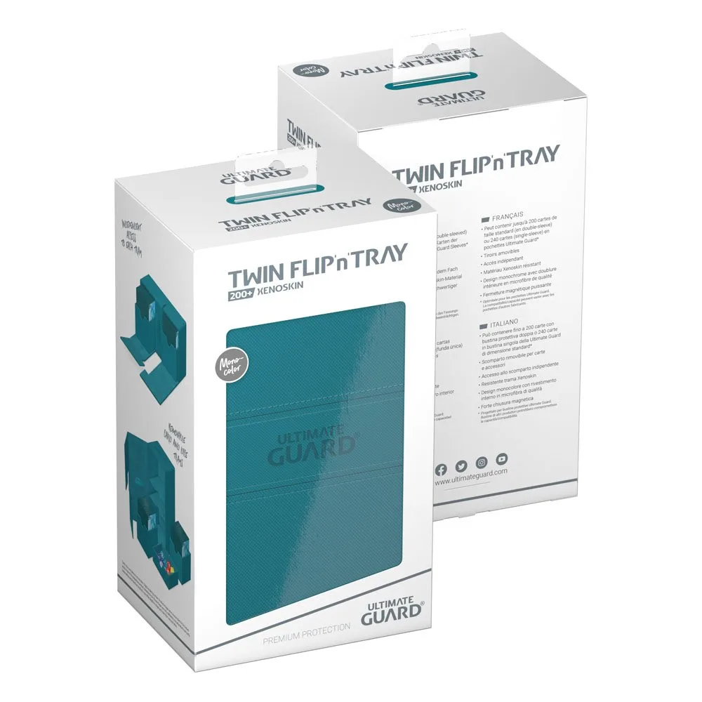 Ultimate Guard Deck Box – Twin Flip’n’Tray 200+ Xenoskin Petrol 8