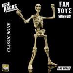 Epic H.A.C.K.S. Action Figure – Skeleton Blank Classic Bone 1/12 8