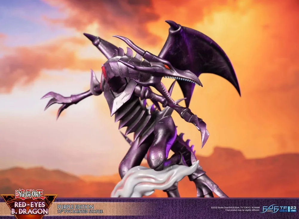 Yu-Gi-Oh Statue – Red-Eyes B. Dragon Purple 33 cm 25