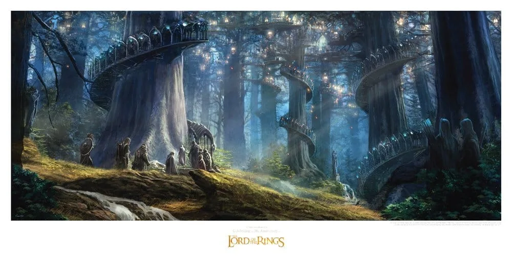 Lord of the Rings Art Print – Lothlorien 59 x 29.7 cm