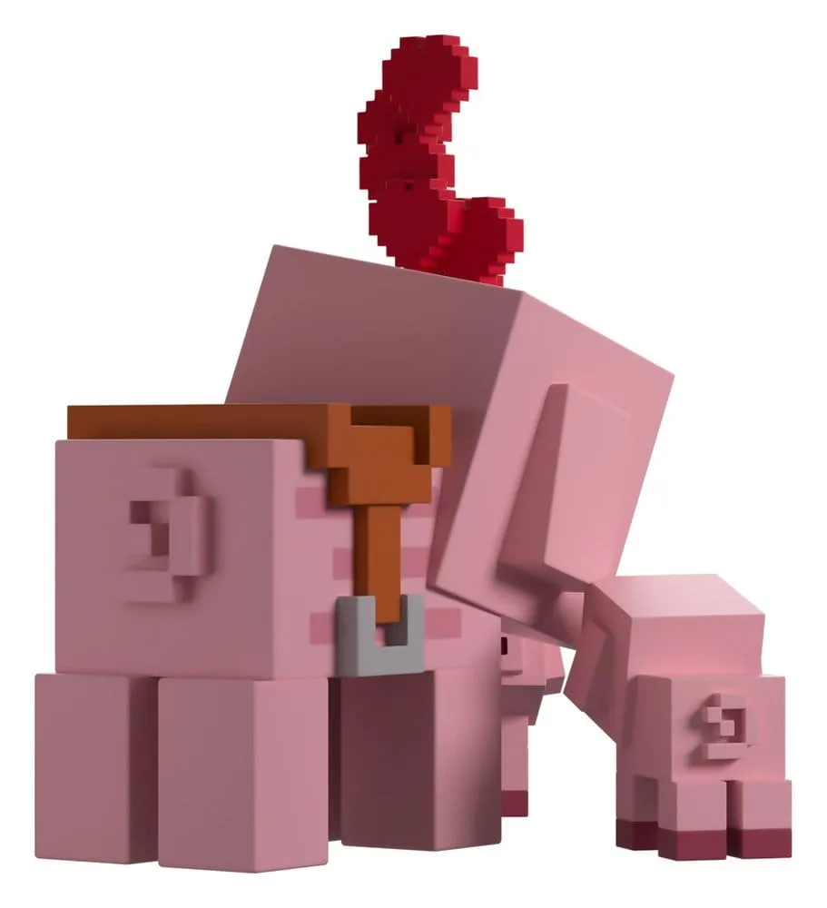 Minecraft Vinyl Figure – Youtooz Pig Family 8.6 cm 3