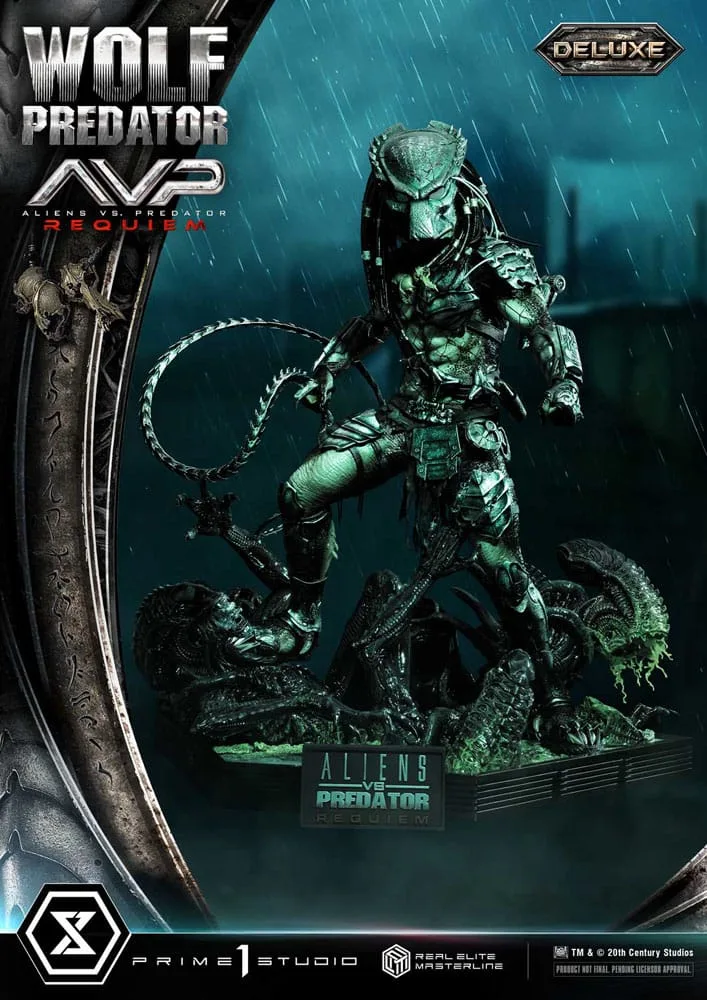 Alien vs. Predator Statue – Requiem Wolf Predator Deluxe 95 cm 16