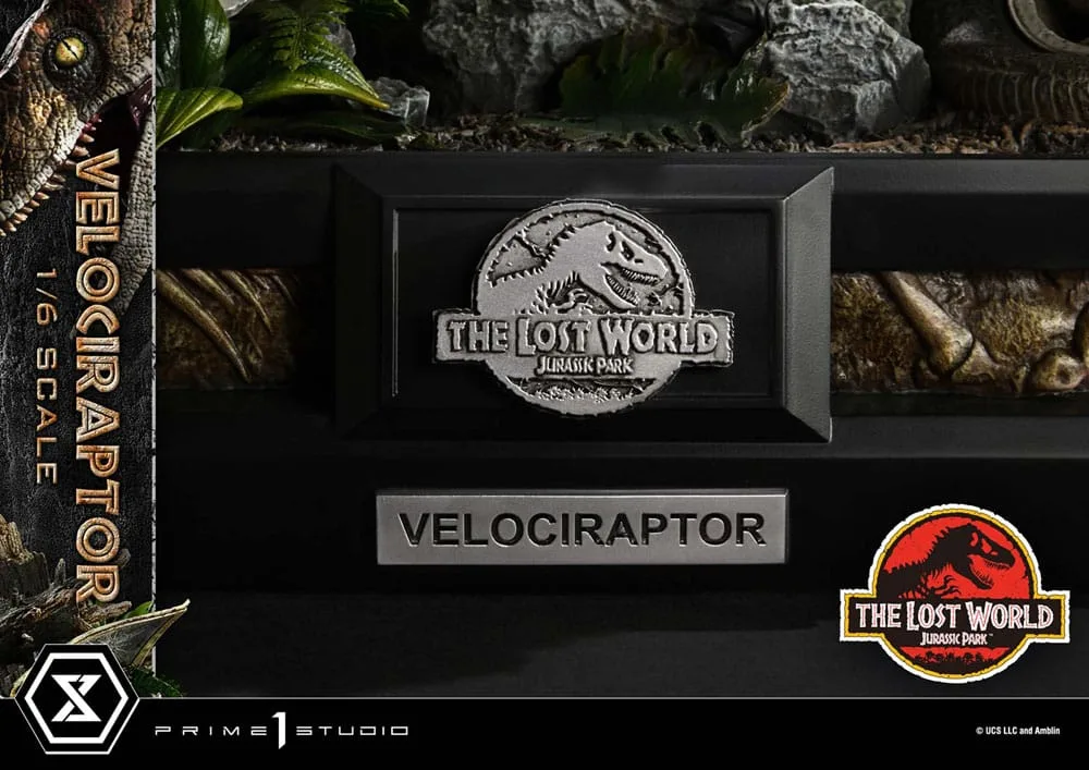 Jurassic Park II Statue – Velociraptor Bonus Version 41 cm 18