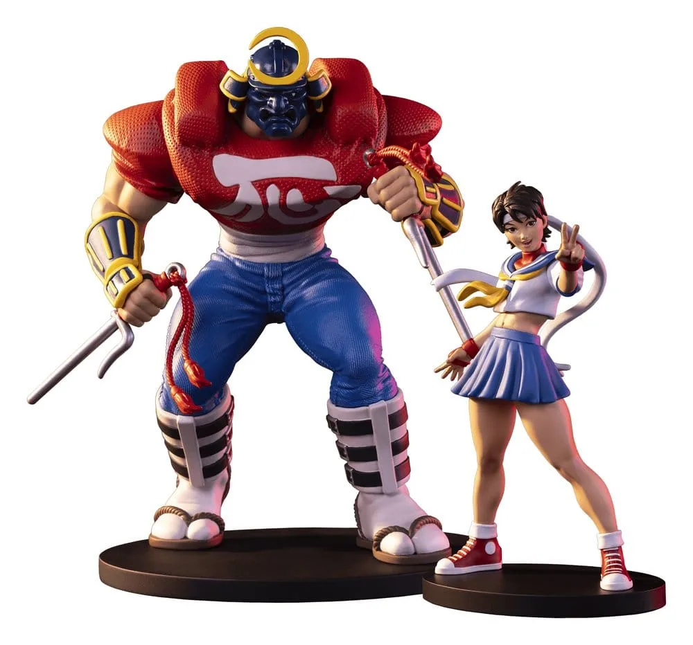 Street Fighter Statue Set – Street Jam Sakura & Sodom 22 cm 1