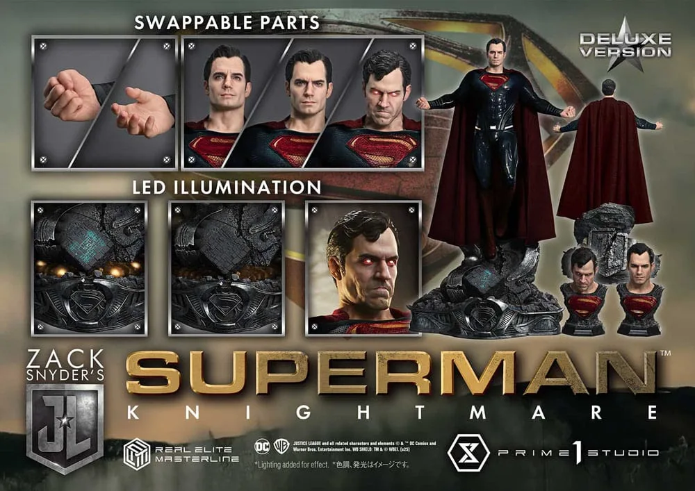 Justice League Statue – Superman Knightmare Deluxe Bonus 1/3 95 cm 5
