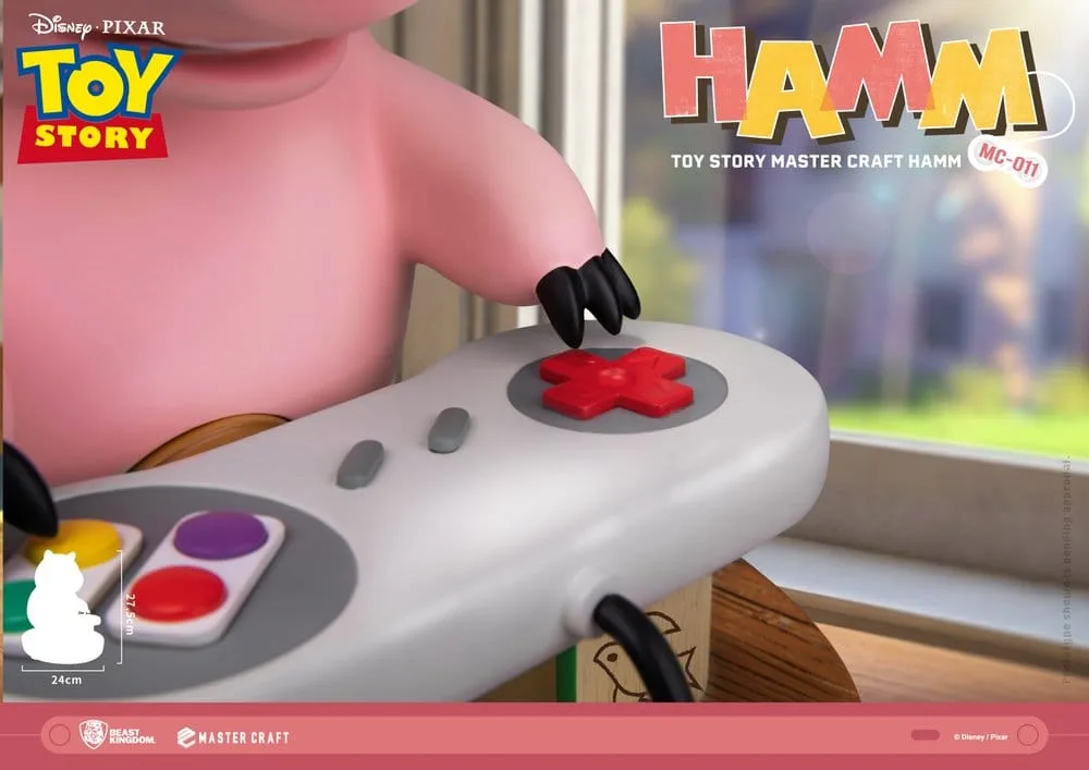 Toy Story Statue – Master Craft Hamm 28 cm 7