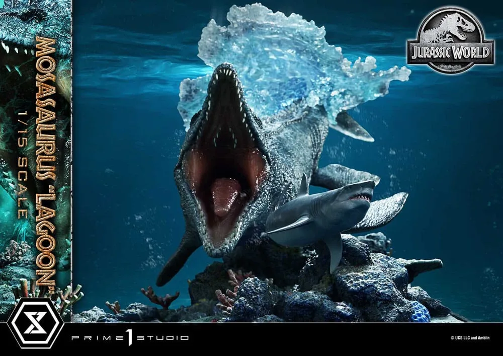 Jurassic World Statue – Mosasaurus Lagoon Bonus Version 57 cm 6