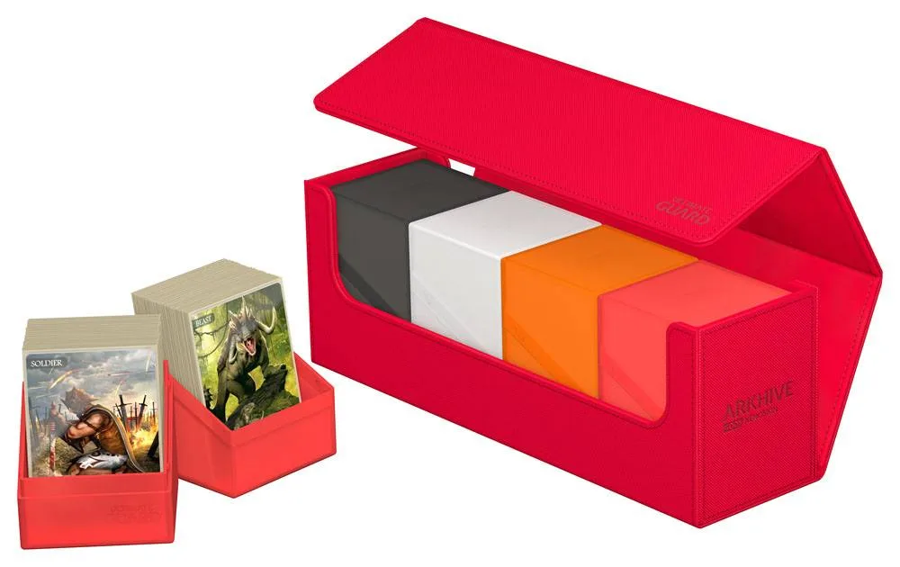 Ultimate Guard Card Storage Box – Arkhive 400+ Xenoskin Red 6