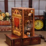 Book Nook Model Kit – CuteBee Eternal Bookstore 23 x 11 cm 15