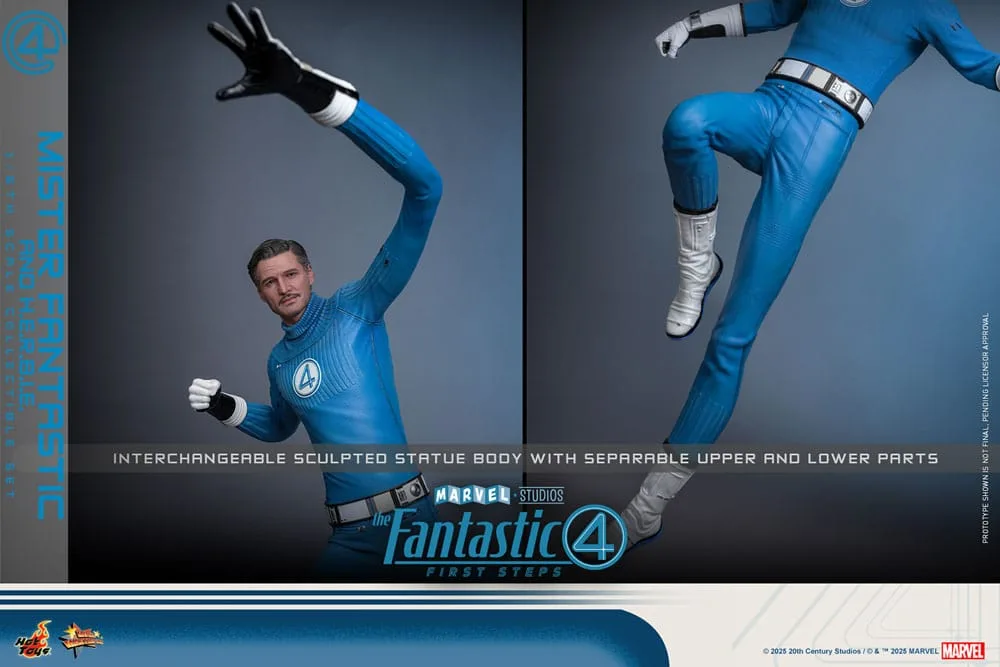 Fantastic Four Figure Set – Mister Fantastic and H.E.R.B.I.E. 30 cm 16