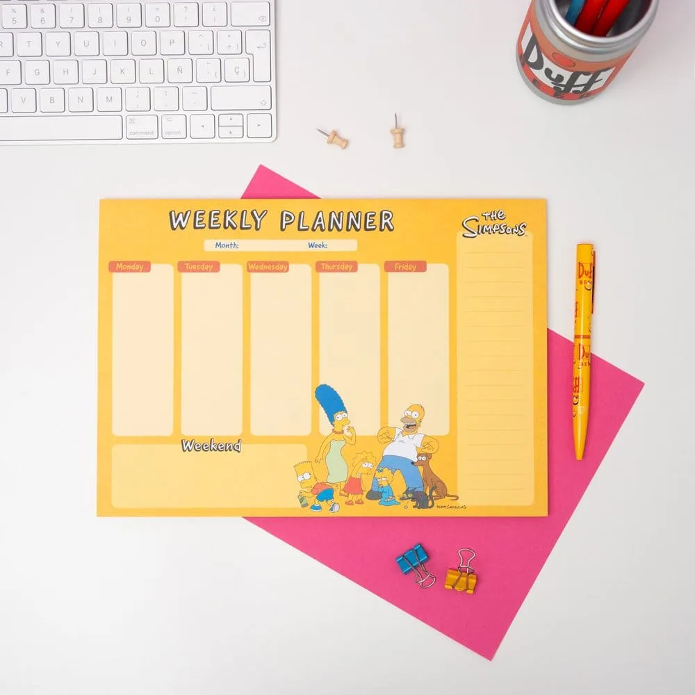 The Simpsons Weekly Planner – 54 Pages A4 3