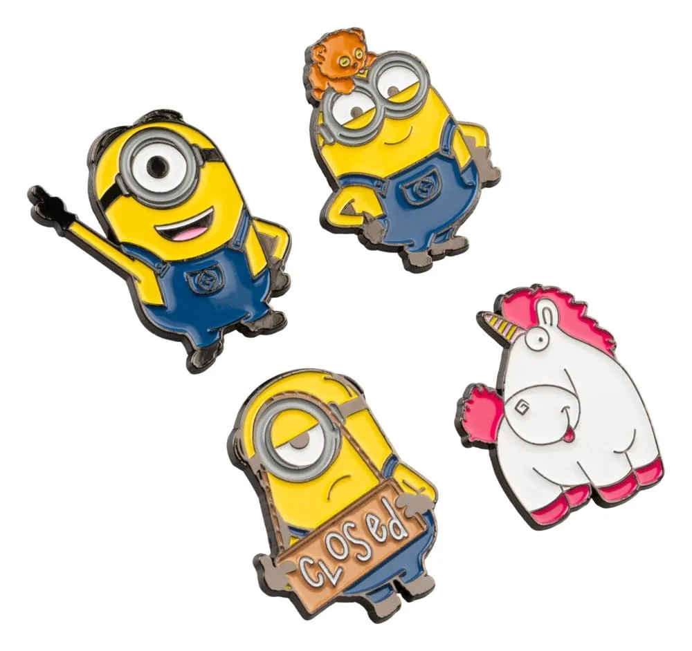 Minions Pin Badges – Set of 4