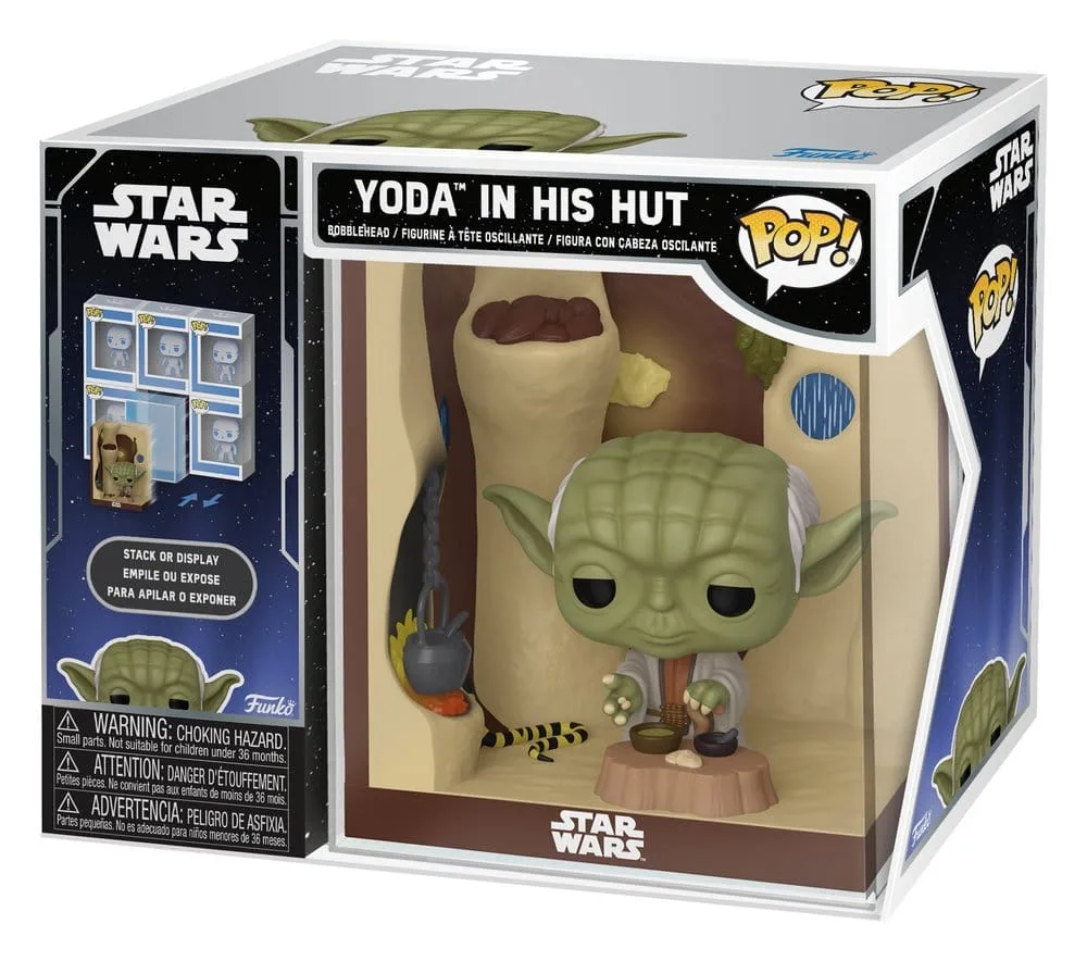 Star Wars POP Nooks Figure – Yoda’s Hut 9 cm 2