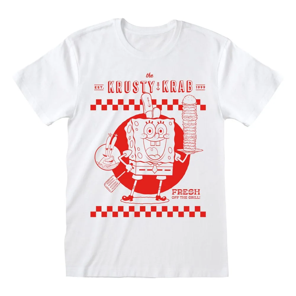 SpongeBob SquarePants T-Shirt – Krusty Krab White Size M