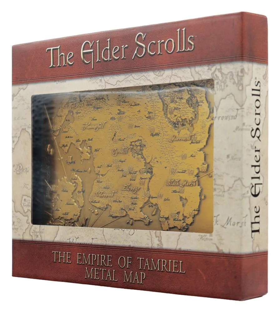 The Elder Scrolls Metal Map Replica – Tamriel 15 x 13 cm 4