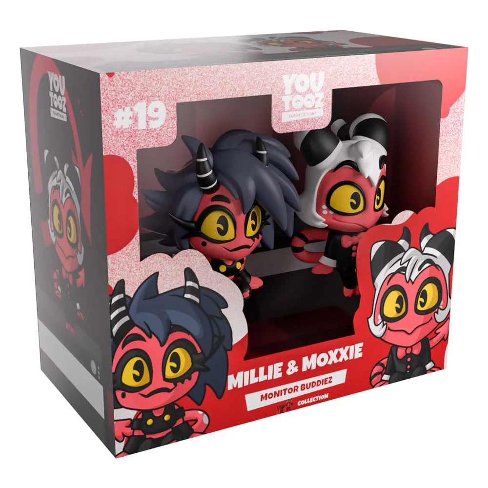Helluva Boss Vinyl Figures – Millie and Moxxie Monitor Buddiez 4